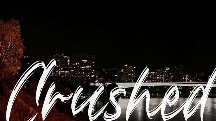 Crushed Font