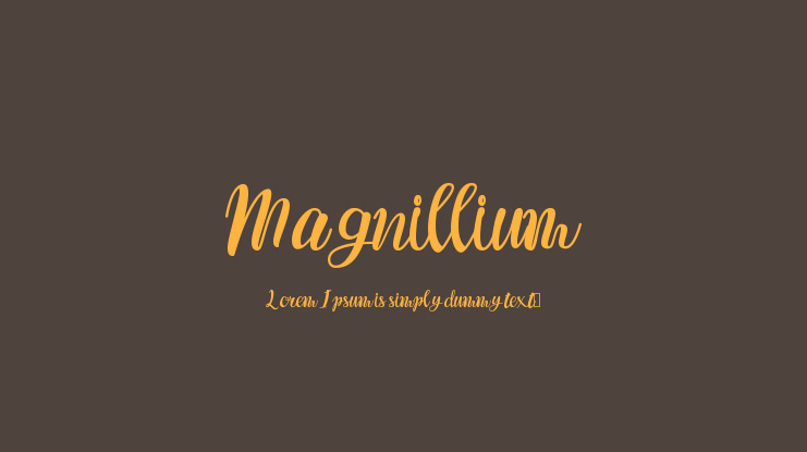 Magnillium Font