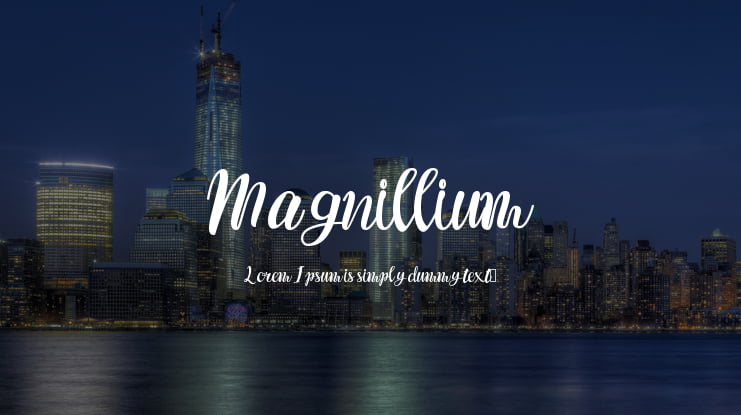 Magnillium Font