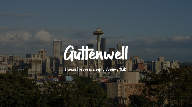 Guttenwell Font Family