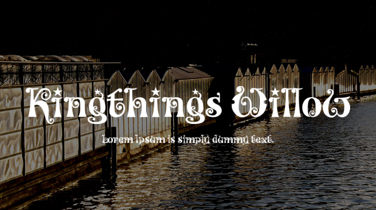 Kingthings Willow Font Family