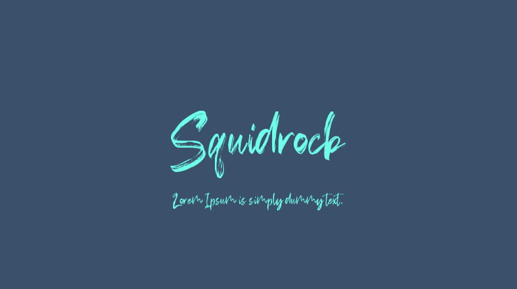 Squidrock Font Family