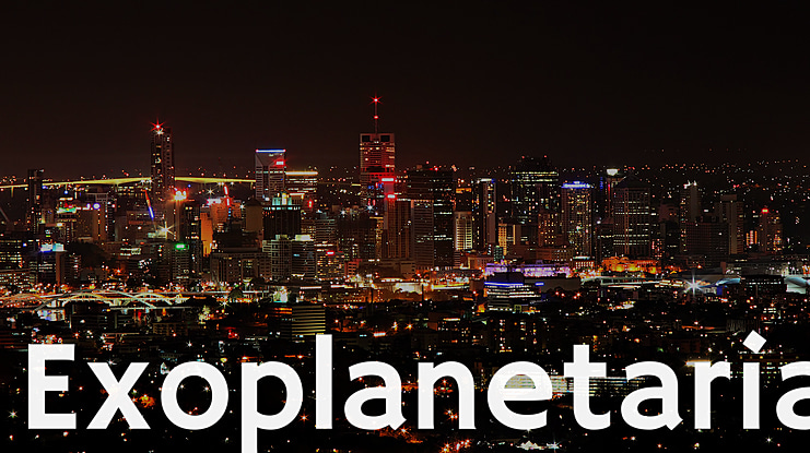 Exoplanetaria Font