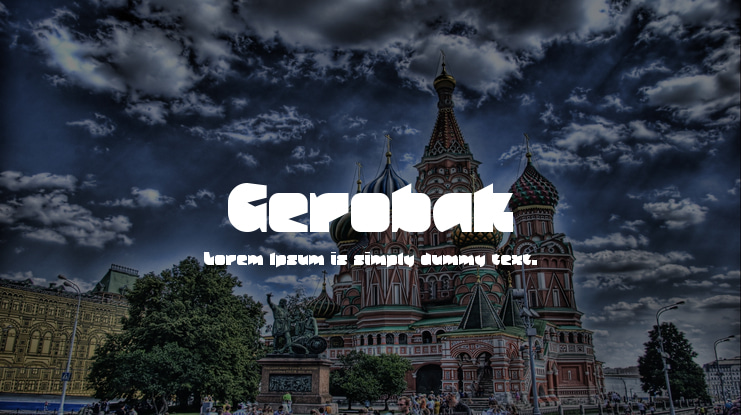 Gerobak Font