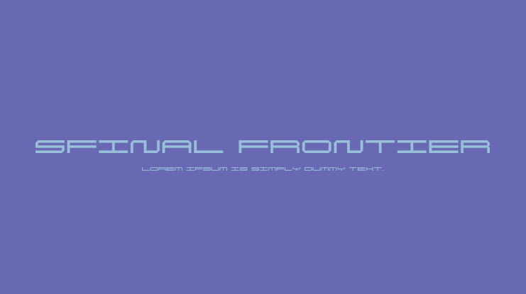 5Final Frontier Font