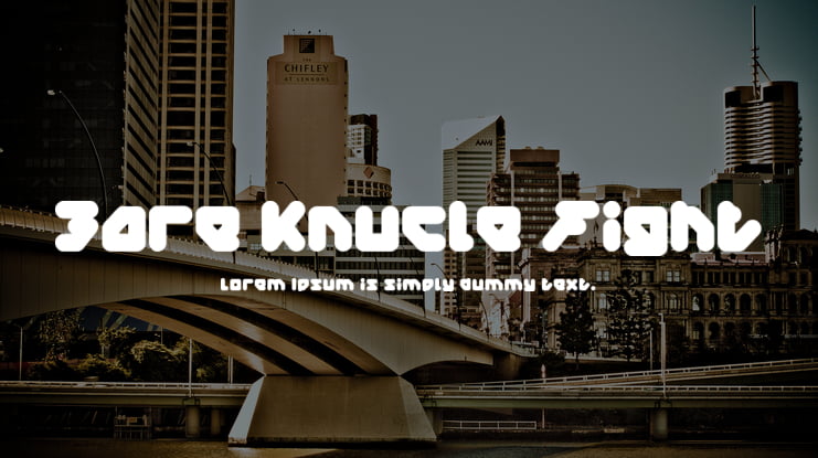 Bare Knucle Fight Font