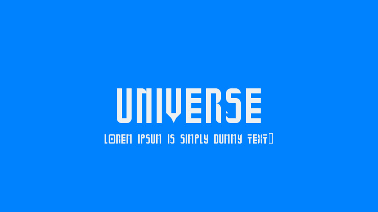 Universe Font