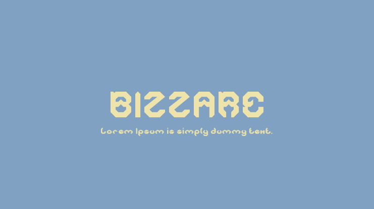 BIZZARE Font Family