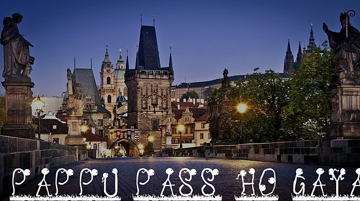 Pappu Pass Ho Gaya Font