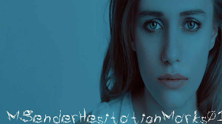 MSenderHesitationMarks01 Font