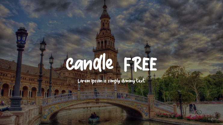 Candle  FREE Font
