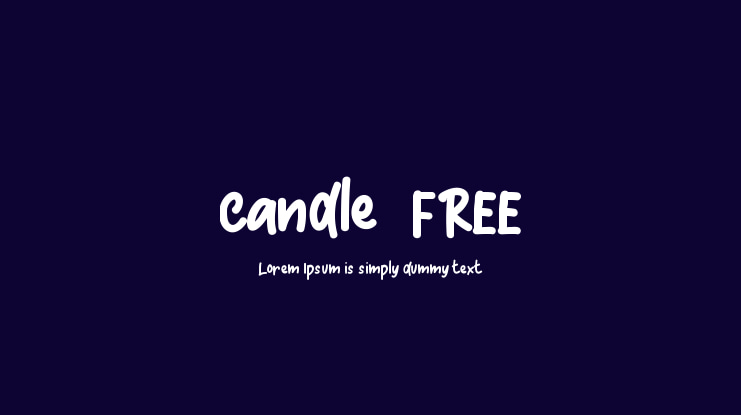 Candle  FREE Font
