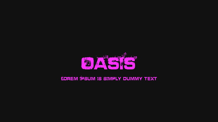 OASIS Font