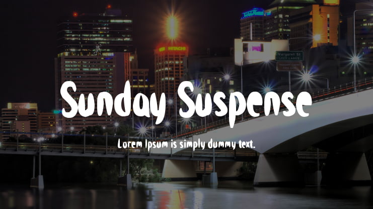 Sunday Suspense Font
