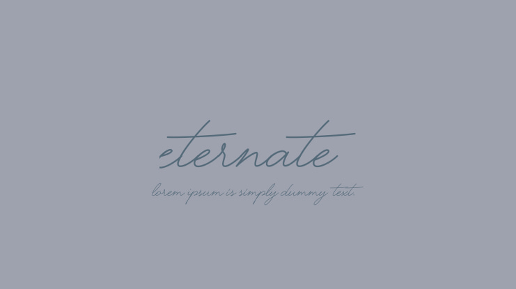 Eternate Font Family