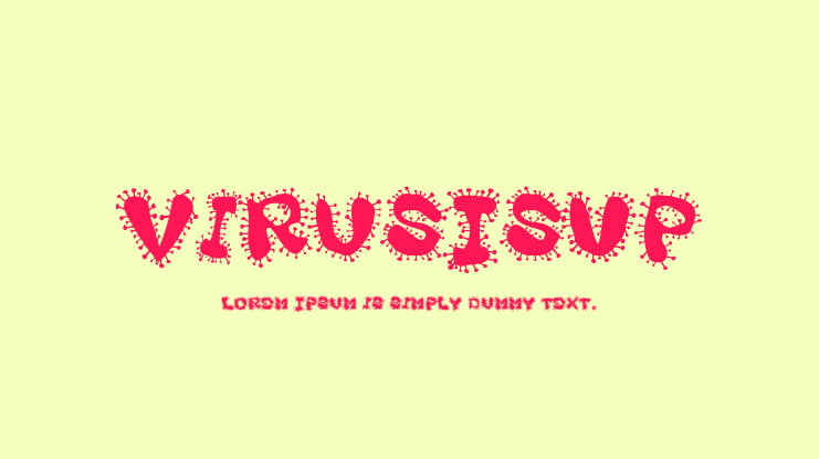 VirusIsUp Font