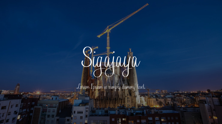 Sigajaya Font