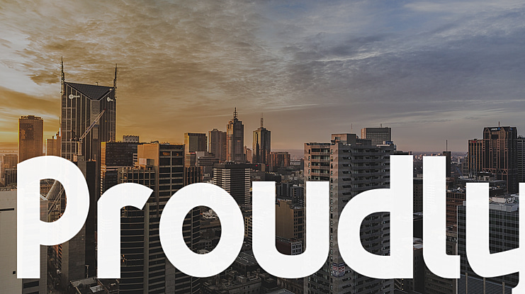 Proudly Font