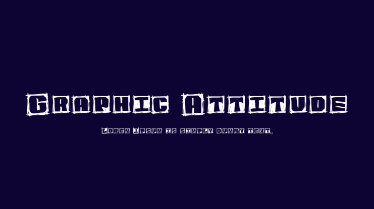 Graphic Attitude Font