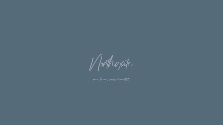 Northgate Font