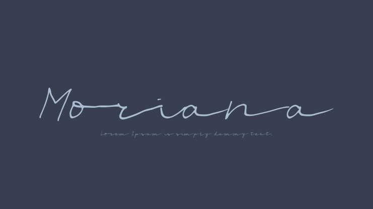 Moriana Font