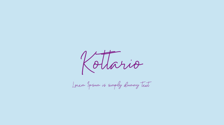 Kottario Font