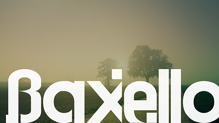 Baxello Font