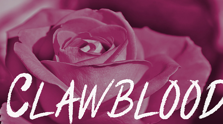 Clawblood Font