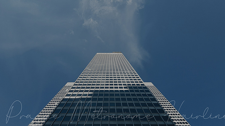 Prague Metronome Hairline Font Family