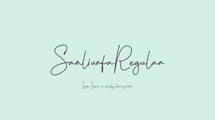SanliurfaRegular Font