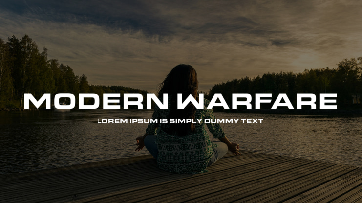 Modern Warfare Font