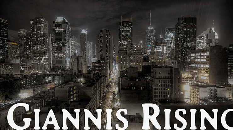 Giannis Rising Font