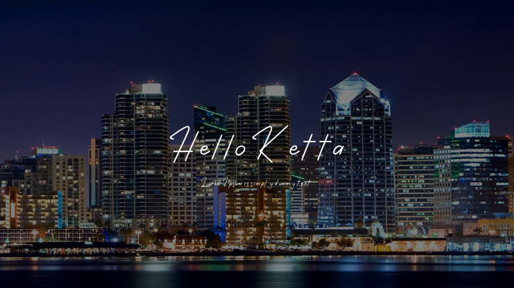 Hello Ketta Font