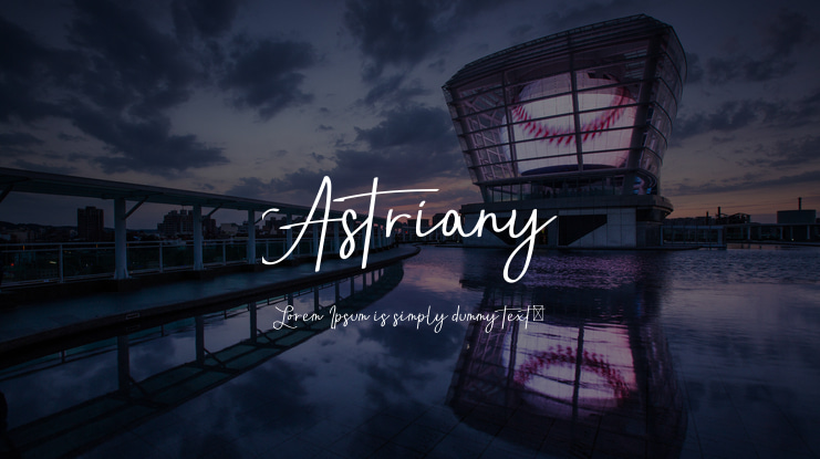 Astriany Font