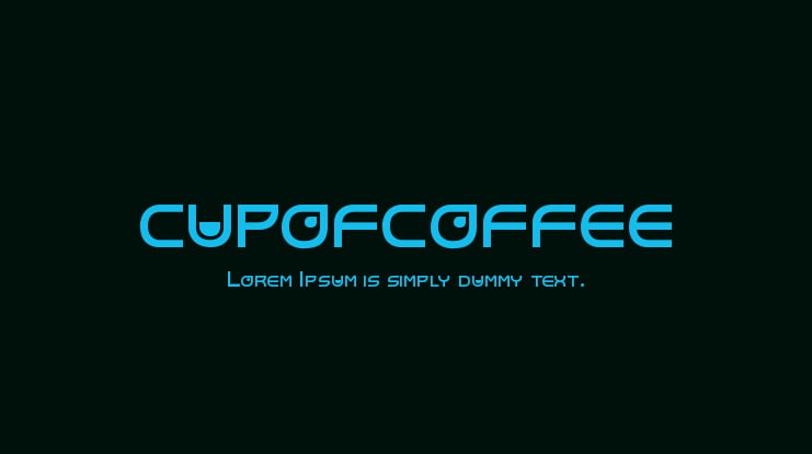 cupofcoffee Font