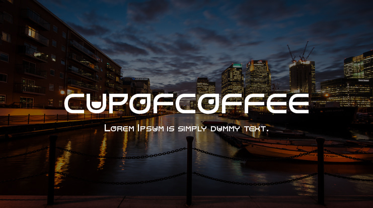 cupofcoffee Font