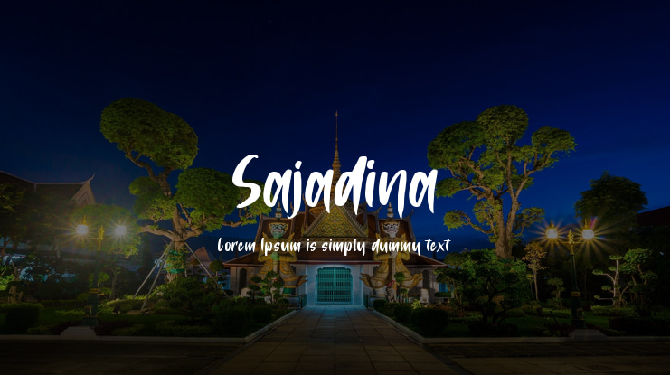 Sajadina Font