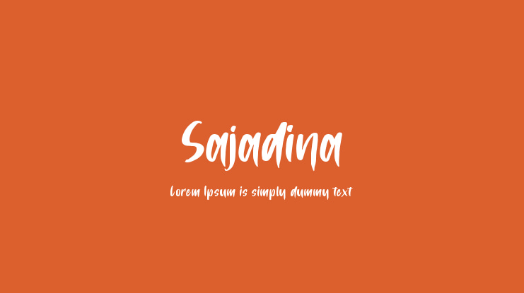 Sajadina Font