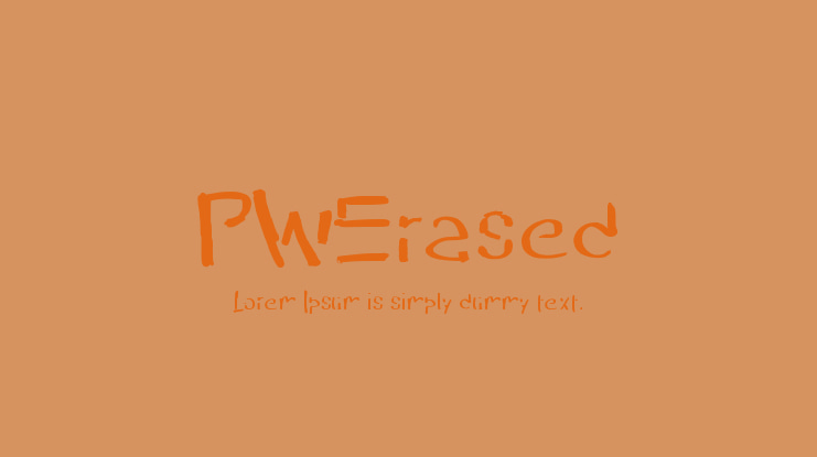PWErased Font
