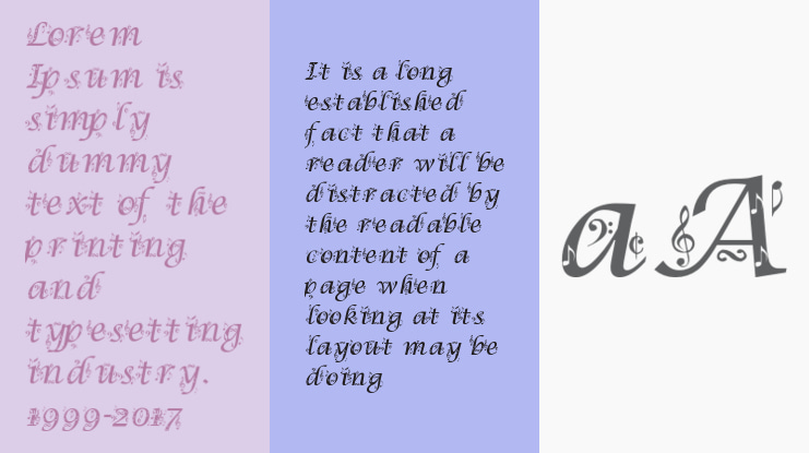 Symphony in ABC Font