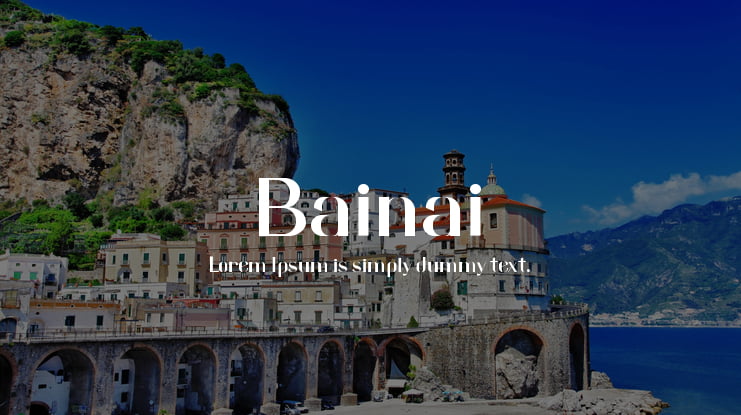 Bainai Font