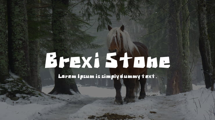 Brexi Stone Font