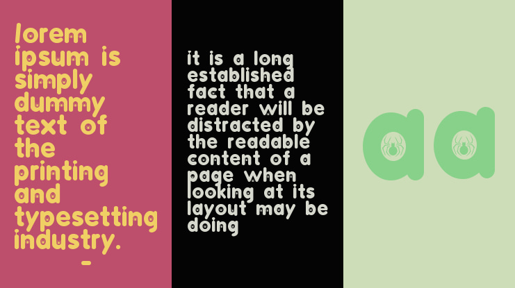 MAGNETIC FRIDGE Font