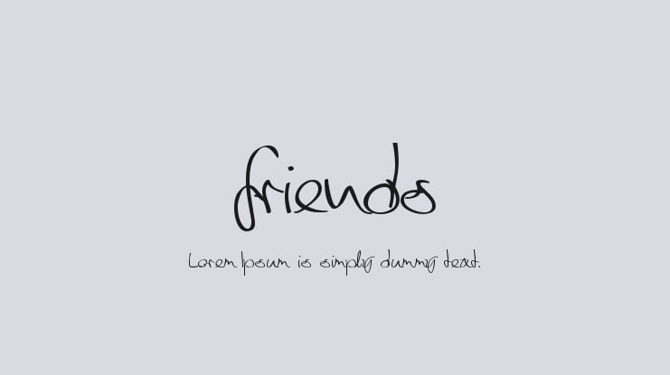 friends Font
