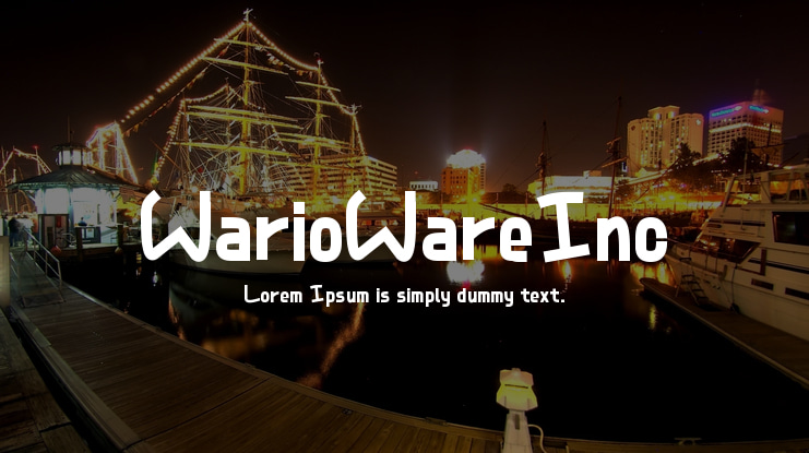 WarioWareInc Font Family