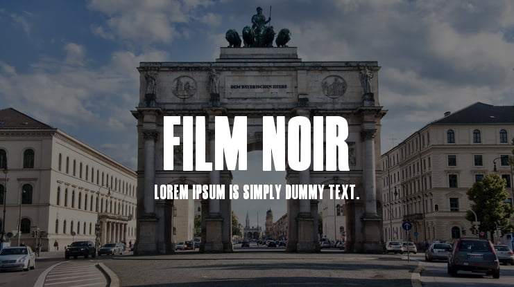 Film Noir Font Family
