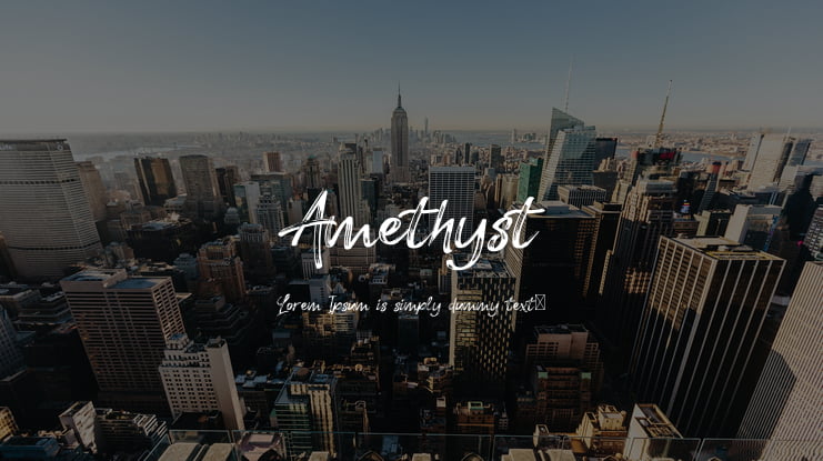 Amethyst Font Family