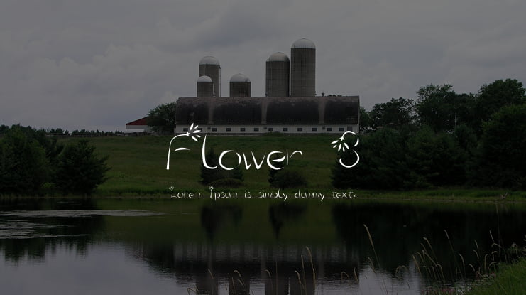 Flower 3 Font