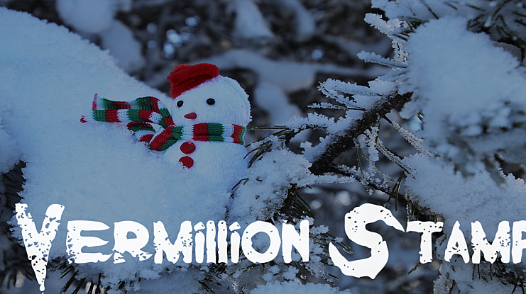 Vermillion Stamp Font