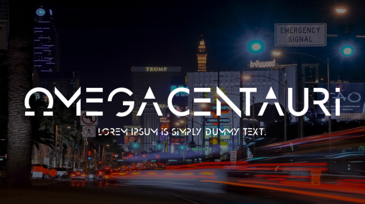 OmegaCentauri Font
